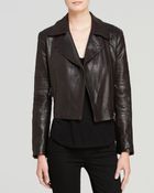 J Brand Jacket - Aiah Mercury Leather - Lyst