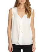 Elie Tahari Palmer Blouse - Lyst
