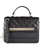 DKNY Quilted Nappa Leather Top Handle Bag - Lyst