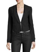Michael Kors Short Tuxedo Jacket - Lyst