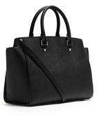 Michael Kors Selma Large Saffiano Leather Satchel - Lyst