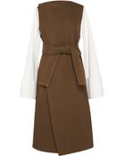 Marni Deep Sage Washed Felt Coat - Lyst
