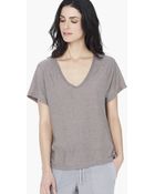 James Perse Cationic Dyed Raglan Tee - Lyst