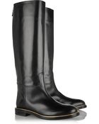Casadei Leather Knee Boots - Lyst