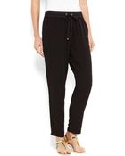 Juicy Couture Zoe Crepe Pants - Lyst
