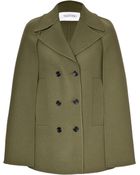 Valentino Double-Faced Wool Cape - Lyst