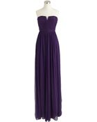 J.Crew Petite Nadia Long Dress in Silk Chiffon - Lyst