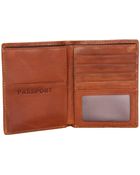 Fossil Estate Leather Passport Case - Lyst