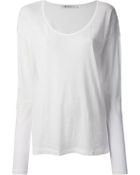 T By Alexander Wang Long Sleeve Tshirt - Lyst