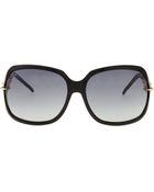 Gucci Large Sunglasses With Logo Arm - Lyst