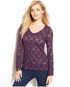 Inc International Concepts Petite Pointelle Sweater - Lyst