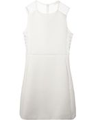 Chloé Mesh Embroidered Dress - Lyst