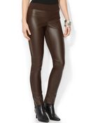 Lauren by Ralph Lauren Fauxleather Pullon Pants - Lyst