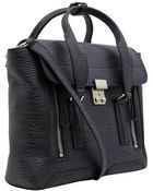 3.1 Phillip Lim Medium Dark Purple Pashli Leather Bag - Lyst