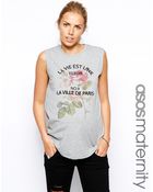 Asos Maternity Tank Top with Floral Print - Lyst