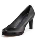 Stuart Weitzman Platform Roundtoe Pump - Lyst
