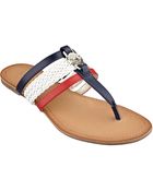 Tommy Hilfiger Women'S Liz Thong Sandals - Lyst