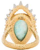 Alexis Bittar Framed Amazonite Crystal Ring - Lyst