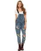 One Teaspoon The Cobain Awesome Overalls - Lyst