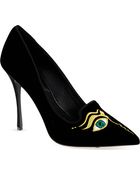 Nicholas Kirkwood Velvet Eye Courts - Lyst
