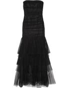 Notte By Marchesa Strapless Embellished Tulle Gown - Lyst