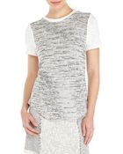 Rebecca Taylor Tweed Top - Lyst