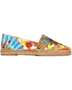 Dolce & Gabbana 20Mm Ventagli Silk Brocade Espadrilles - Lyst