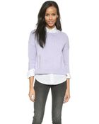 Demylee Giselle Sweater - Ice Blue - Lyst