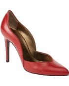 Lanvin Curved Point-Toe Pumps - Lyst