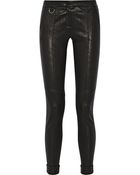 A.L.C. Daniel Stretch-Leather Skinny Pants - Lyst