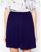 American Vintage Pleated Mini Skirt - Lyst