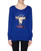 Markus Lupfer 'Taurus' Sequin Sweater - Lyst