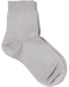 Maria La Rosa Solid Ankle-Length Socks - Lyst