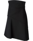 Jil Sander Asymmetric High Waisted Skirt - Lyst