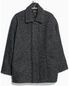 Mango Wool-Blend Cocoon Coat - Lyst
