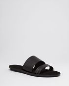 Eileen Fisher Flat Slide Sandals - Folly Two Band - Lyst