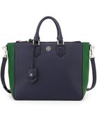 Tory Burch Robinson Double-zip Square Tote Bag - Lyst