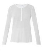 James Perse Long-Sleeved Fine-Jersey T-Shirt - Lyst