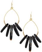 Panacea Crystal Spike Wire Hoop Earrings - Lyst