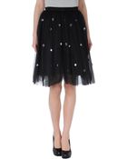 Au Jour Le Jour Knee Length Skirt - Lyst