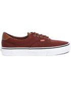 Vans Era 59 Bordeaux-Red Leather And Canvas Sneakers - Lyst
