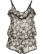 Morgan Lane Izzy Galaxy Romper - Lyst
