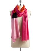 Kate Spade Tokyo Colorblock Scarf - Lyst