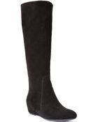 Nine West Myrtle Tall Wedge Boots - Lyst