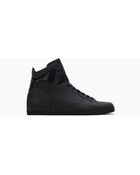Zara Hi-Top Sneakers With Detail - Lyst