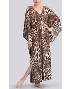 Natori Animal Caftan - Lyst