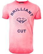 DSquared2 Brilliant Cut Tshirt - Lyst