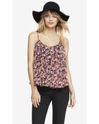Express Floral Print Trapeze Cami - Lyst