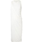 Rick Owens Twisted Jersey Dress - Lyst