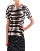 Tory Burch T-Shirt Nero/Rosa - Lyst